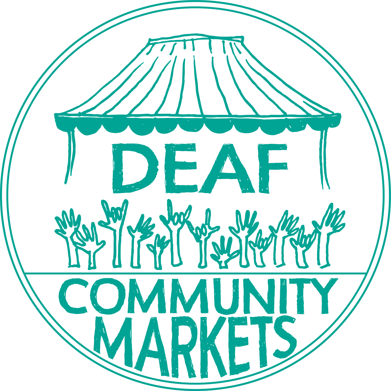 Deaf Community Markets logo